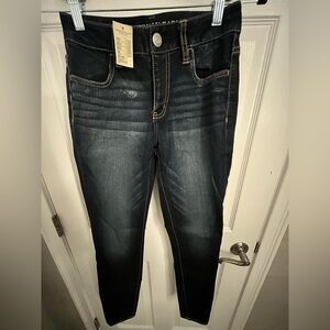 AE Women’s Dark Blue High-Rise Jeggings